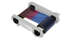 Полноцветная лента (YMCKOK) для двусторонней печати на 500 оттисков с чистящим роликом в Краснодаре